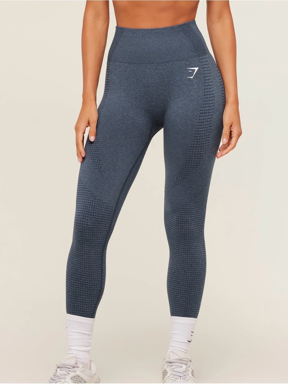 Gymshark Seamless High-Waist Leggings in Charcoal Gray